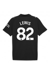 Fotbalové Dres Manchester City Rico Lewis #82 Venkovní Oblečení 2025-26 Krátký Rukáv